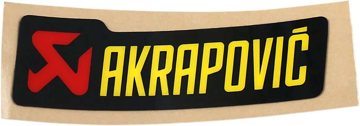 Akrapovic General Replacement Sticker