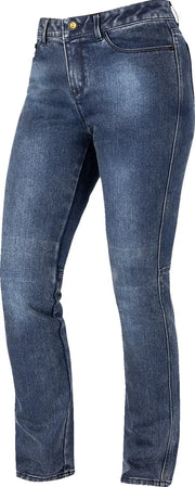 Icon Damen-Jeans Tuscadero3™ für Motorradfahrer – Blau