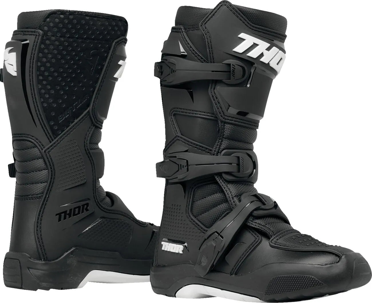 Thor Youth Blitz XR Stiefel Schwarz/Weiß US 1