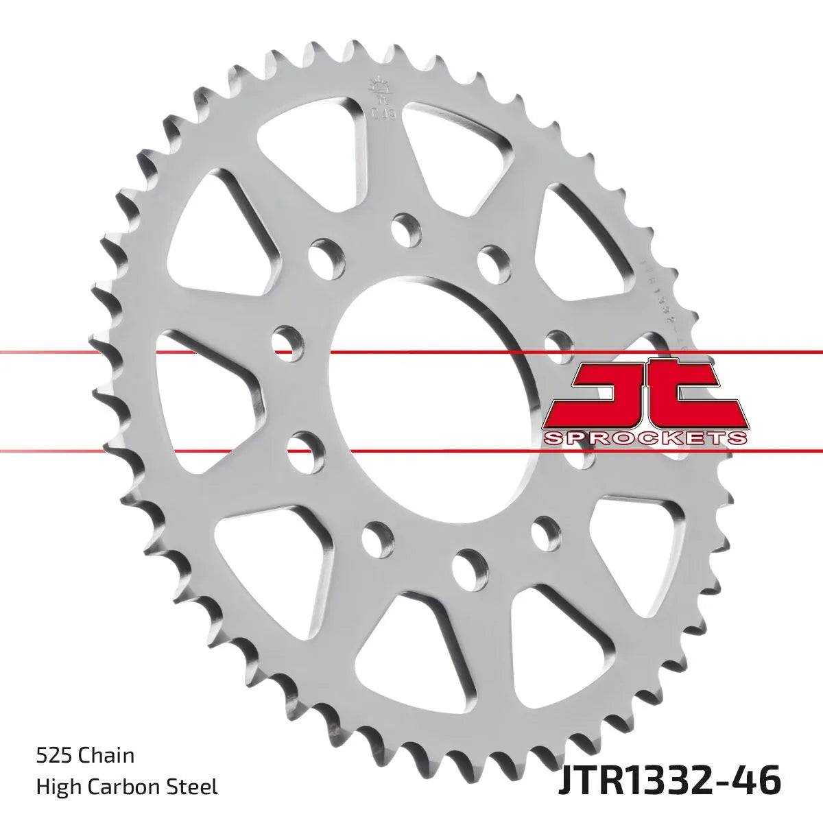 JT Sprockets Stahl-Kettenrad hinten - 525-46 Zähne