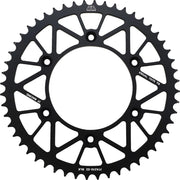 JT Sprockets Kettenrad hinten, 52 Zähne, schwarz, Aluminium
