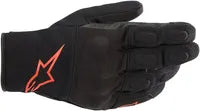 Alpinestars S-max Drystar Handschuhe – Schwarz/Fluoreszierendes Rot