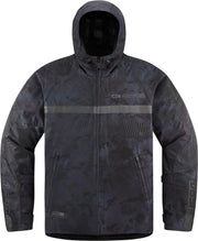 Icon Pdx3™ Allwetter-Motorradjacke für Herren – Schwarz/Camo Grau