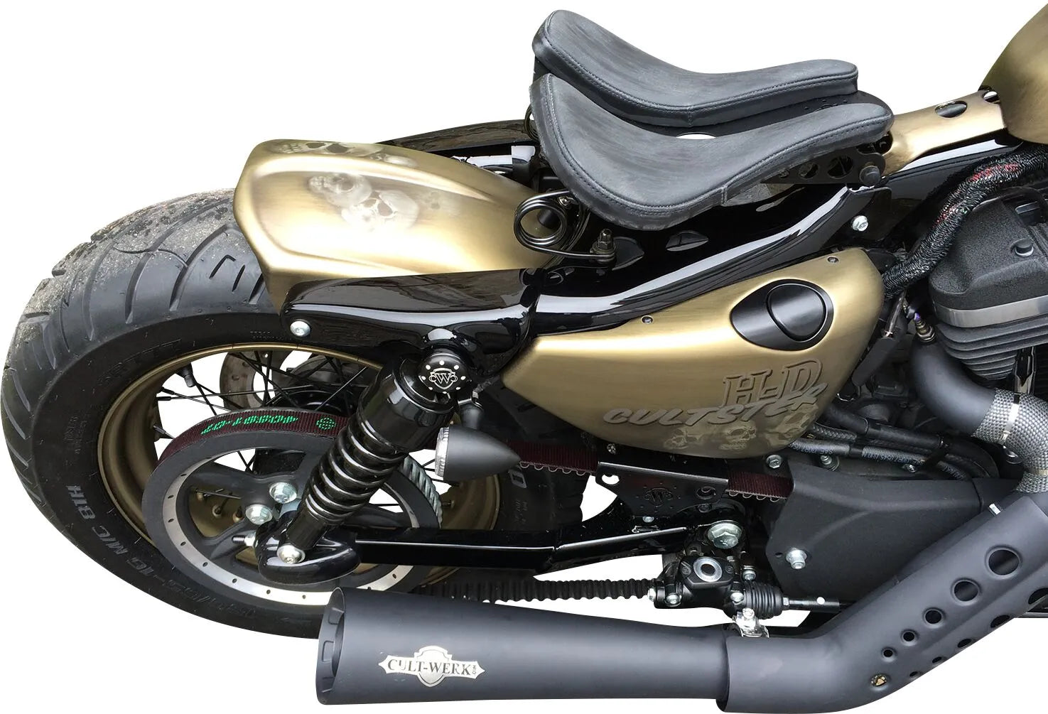 Cult Werk Rahmenabdeckung – Verschönern Sie Ihre Harley Softail