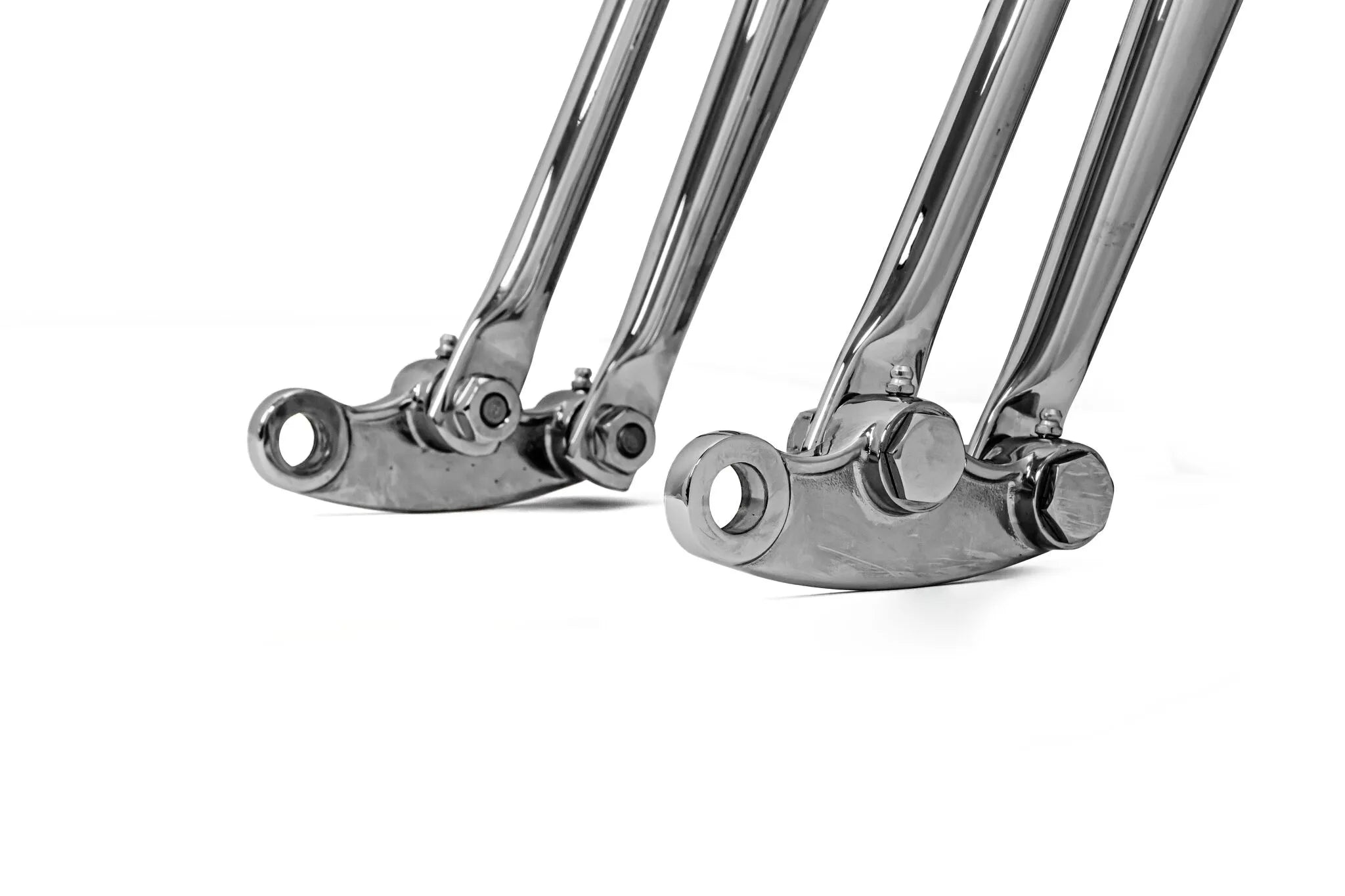 Klassische Fahrradgabel-Baugruppe Standard-Springer-Gabel Chrom