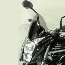 Bullster Windschutzscheibe – Naked Bike – Schwarzer Rauch