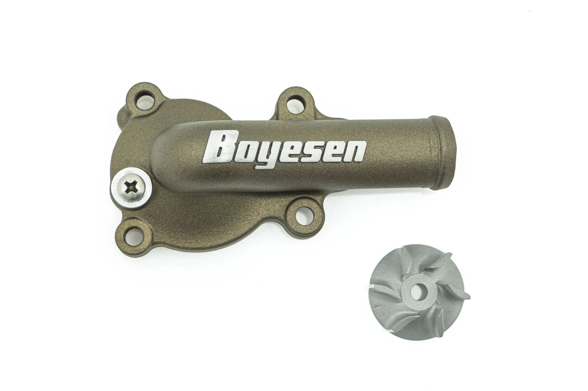 Boyesen Supercooler Wasserpumpenabdeckung &amp; Laufradsatz Magnesium