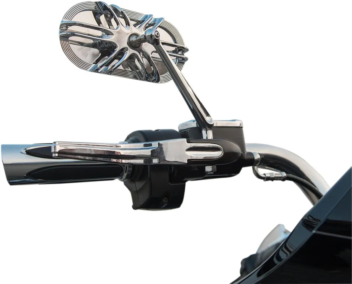 Arlen Ness Caged Series Spiegel - Chrom