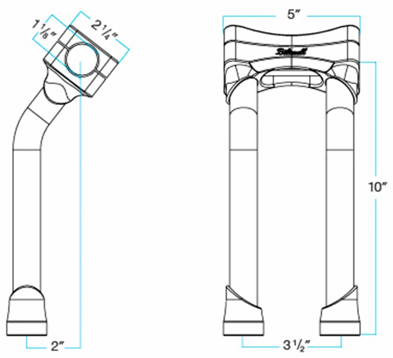 Biltwell Murdock 10" O/s Riser