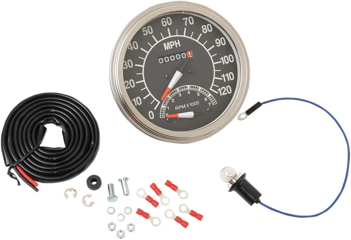 Drag Specialties 5" FL-Style Tachometer
