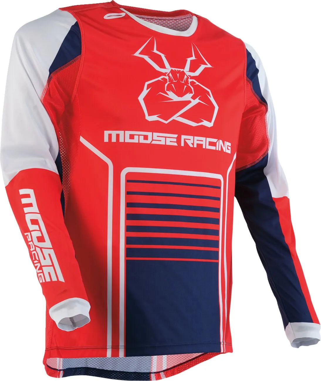 Moose Offroad Agroid Jersey – Blau/Rot/Weiß