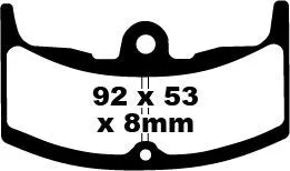 EBC FA Serie Organische Bremsbeläge