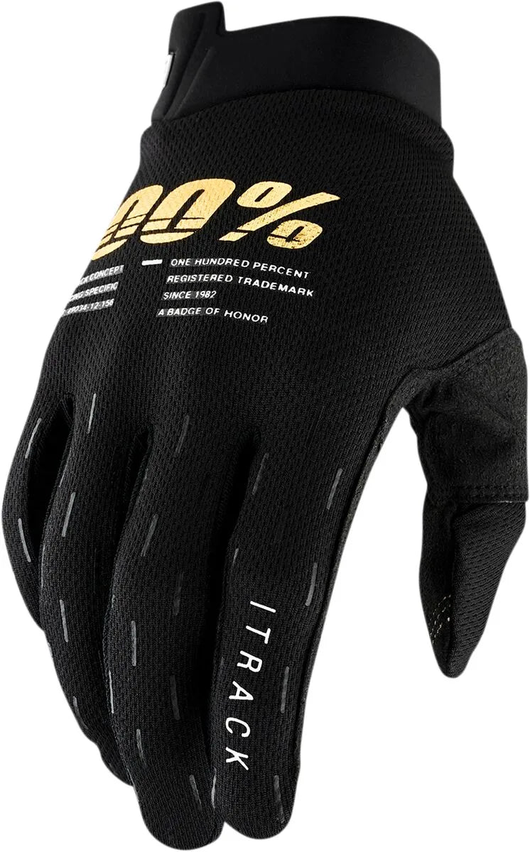 100% iTrack Handschuhe – Schwarz