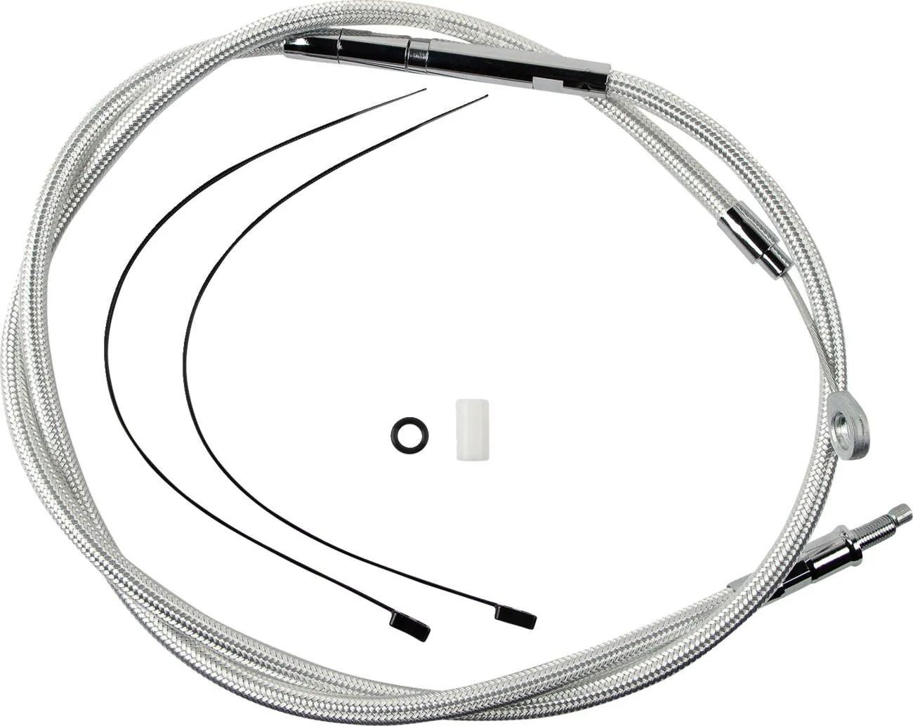 Magnum Shielding Geflecht-Kupplungszug für Harley - Chrom