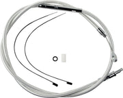 Magnum Shielding Geflecht-Kupplungszug für Harley - Chrom