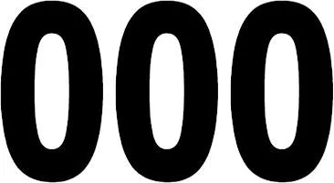 Factory Effex Pro Nummernschildgrafik – 5" schwarzes Vinyl