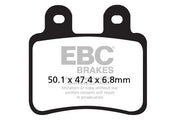 Sinterbremsbeläge der EBC SFA-HH-Serie für Roller