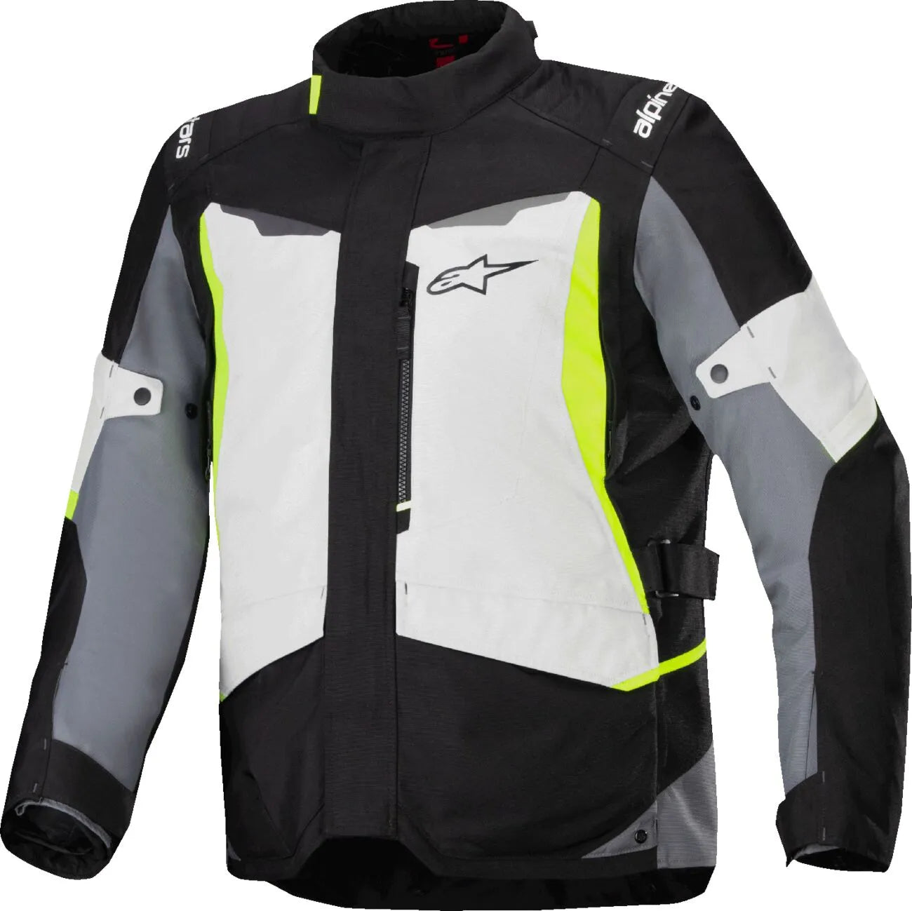 Alpinestars ST-1 Wasserdichte Jacke – Schwarz/Grau/Fluoreszierendes Gelb