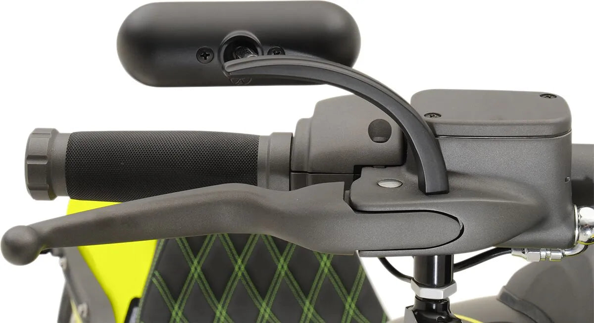 Arlen Ness Mikrospiegel - Schwarzer Mini-Seitenspiegel