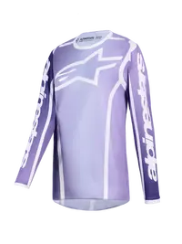 Alpinestars Stella Fluid Apex Damen-Offroad-Trikot – Lila/Weiß