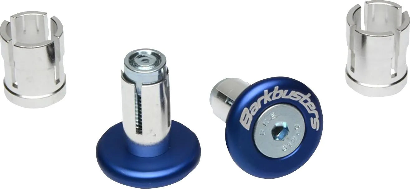 Barkbusters Lenkerendstopfen – Blau eloxiertes Aluminium