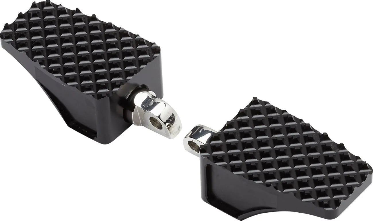 La Choppers County Line Fußrasten - Schwarz eloxiert