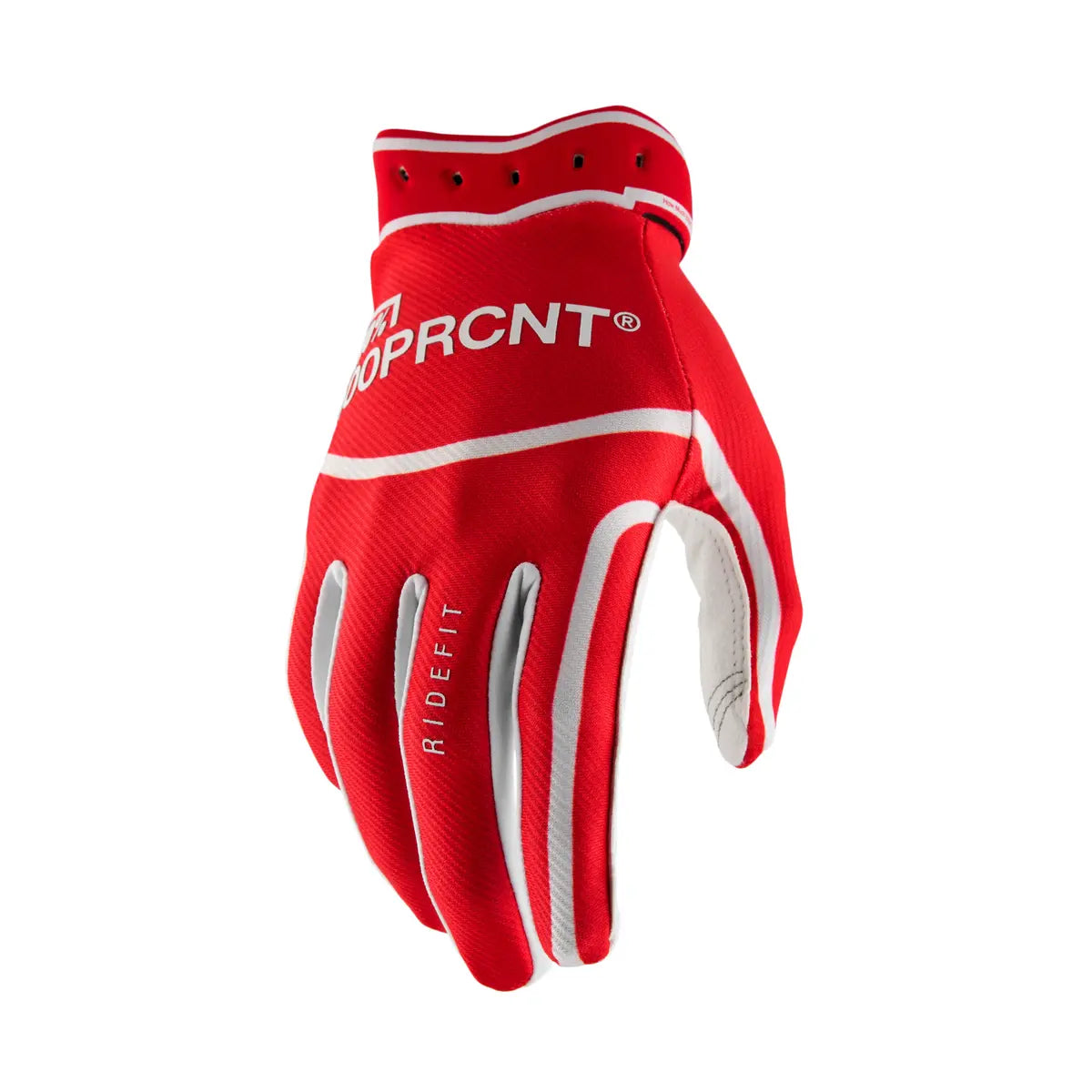 100% Ridefit Handschuh – Rot/Weiß