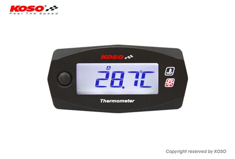 Koso Dual Thermometer Mini-4: Präzise Temperaturüberwachung