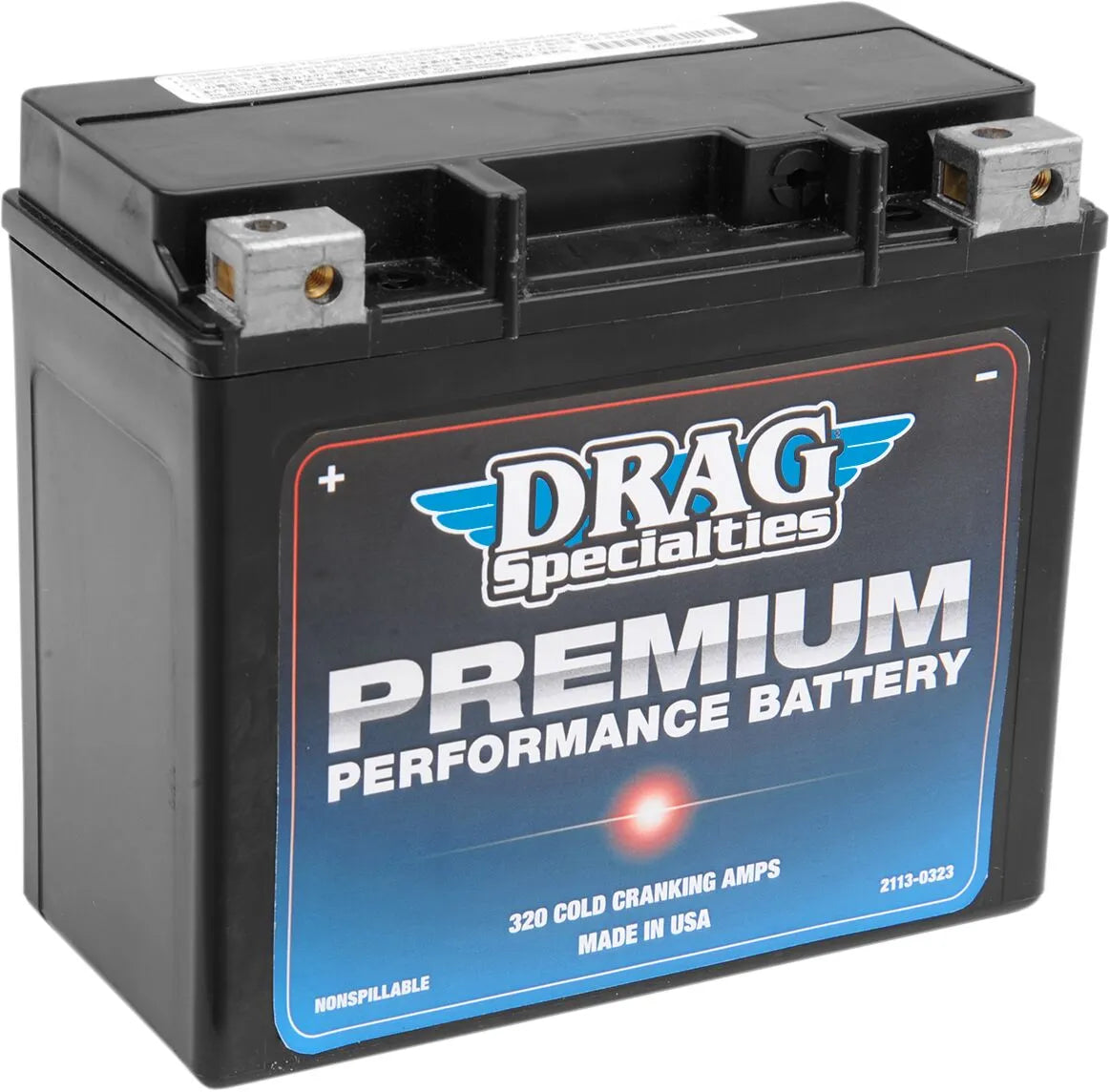 Drag Specialties Europa-exklusive Batterie 20 Ah