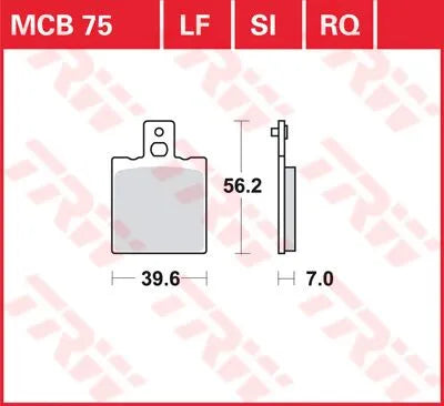 TRW Allround-Sintermetall-Bremsbeläge, 2er-Set