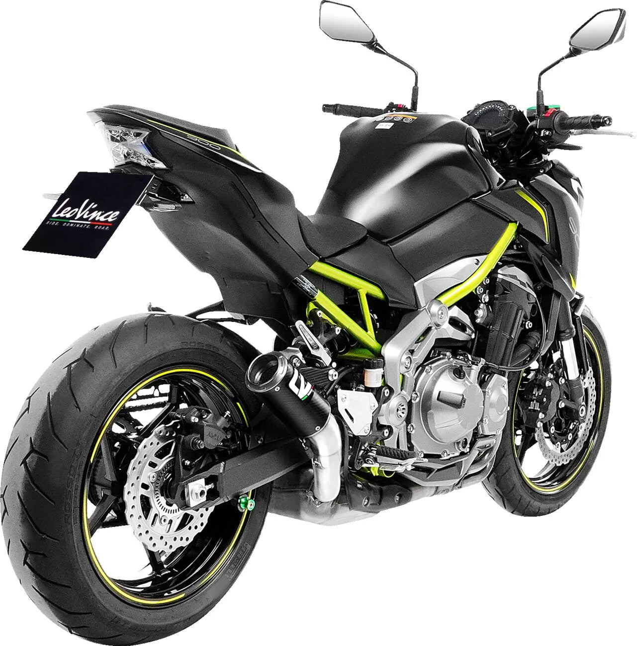 Leovince LV Corsa Slip-on-Schalldämpfer mit Kohlefaser