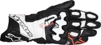 Alpinestars GP Plus R V3 Lederhandschuhe – Schwarz/Weiß/Fluoreszierendes Rot
