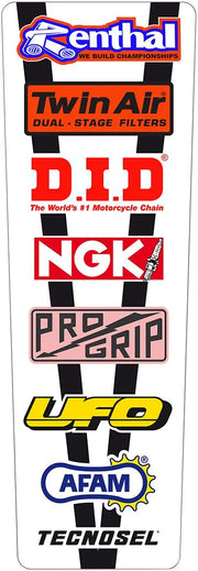 Tecnosel Vintage Heckfender-Grafik