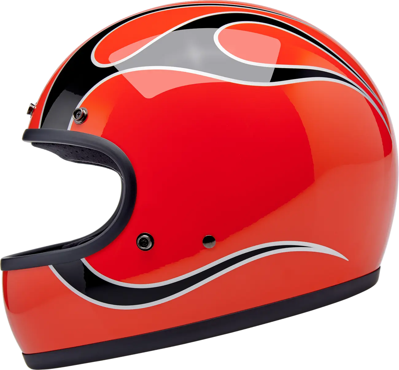 Biltwell Gringo Flames Helm