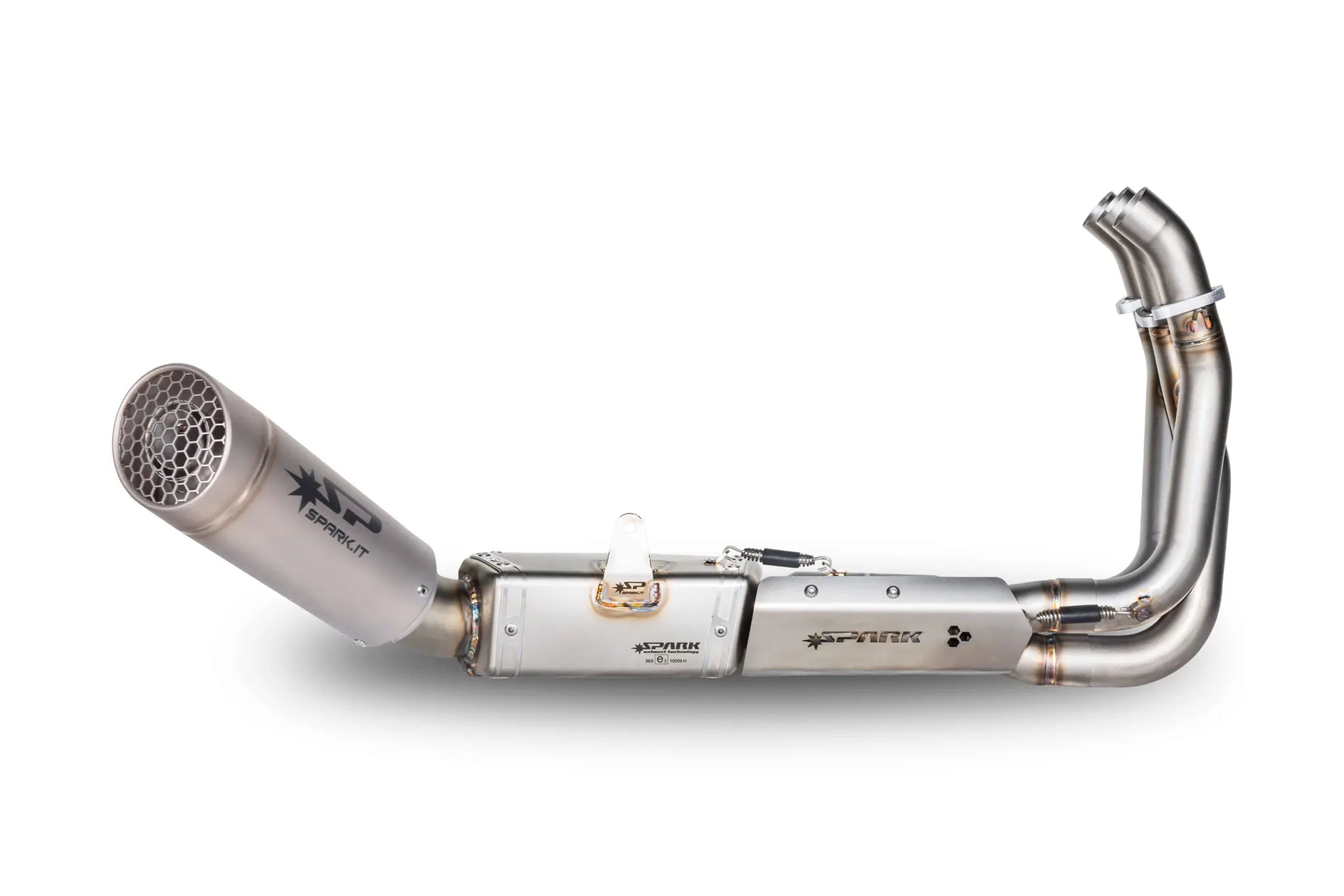 Spark Grid-o Auspuffanlage Komplettsystem Titan-Schalldämpfer