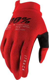 100% iTrack Handschuhe – Rot