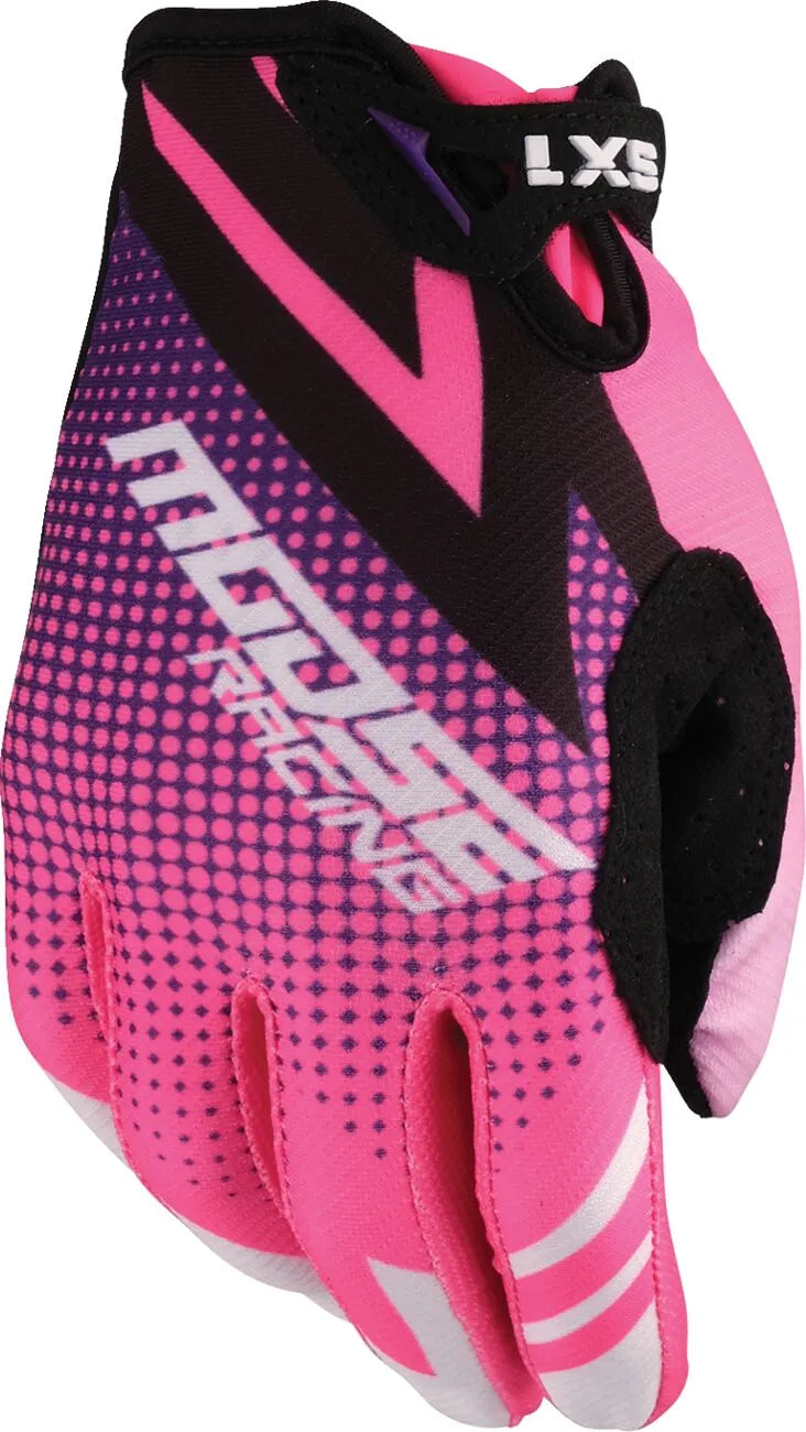 Moose Offroad Youth Sx1™ Handschuhe – Schwarz/Rosa/Lila/Weiß