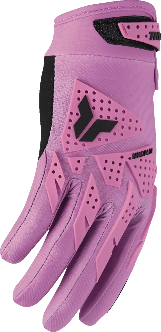 Thor Launchmode XP Damenhandschuhe – Schwarz/Orchidee
