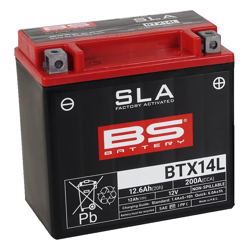 BS Battery AGM-Batterie – 12 Ah, 200 CCA