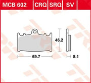 TRW Allround-Sintermetall-Bremsbeläge