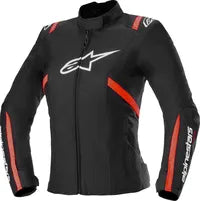 Alpinestars Stella T-SPS V2 WP Jacke für Damen - Schwarz/Weiß/Rot Fluo