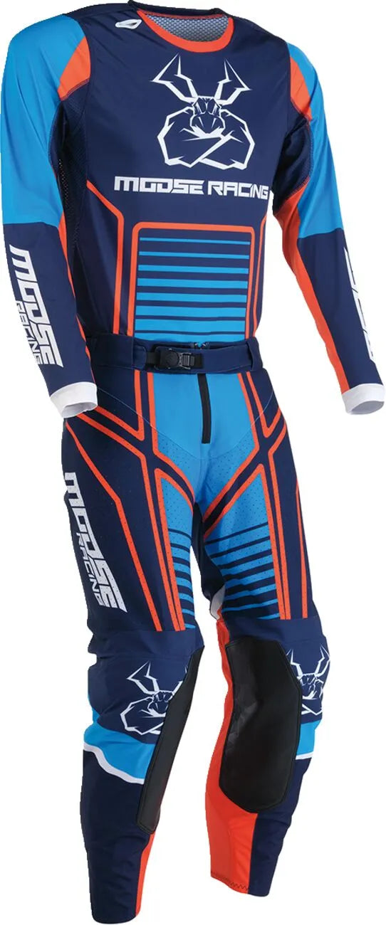 Moose Offroad Agroid Jersey - Blau/Orange