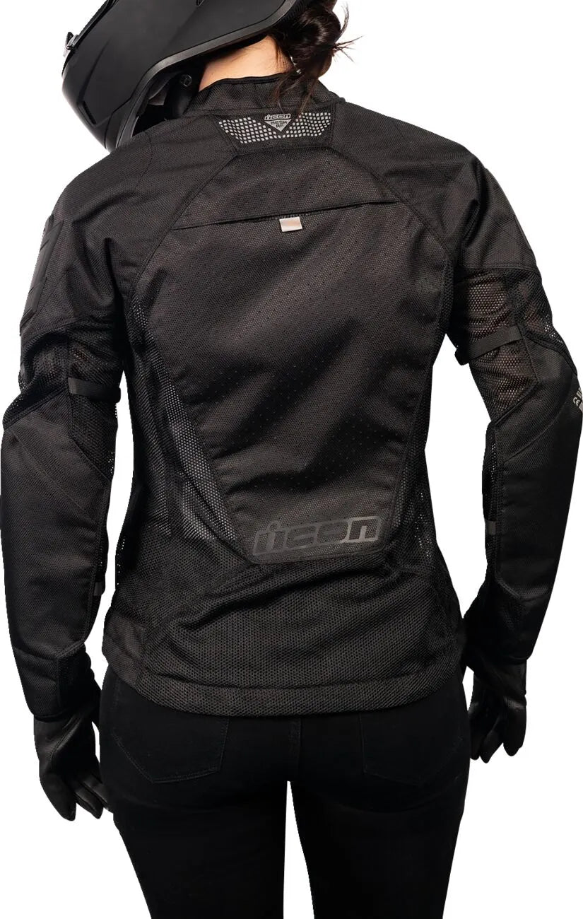 Icon Damen Mesh Af Jacke Foreet Sport - Schwarz