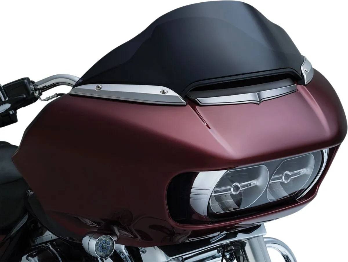 Kuryakyn Windschutzscheiben-Seitenleiste Chrom