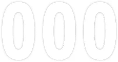 Factory Effex Pro Nummernschildgrafik - Weiß 4"