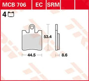 TRW Allround-Sintermetall-Bremsbeläge, 2er-Set