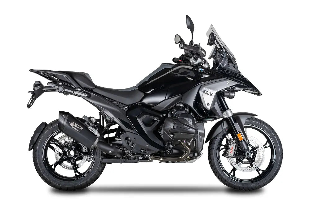 Spark Fighter Evo Slip-on-Schalldämpfer mit Endkappe aus Kohlefaser