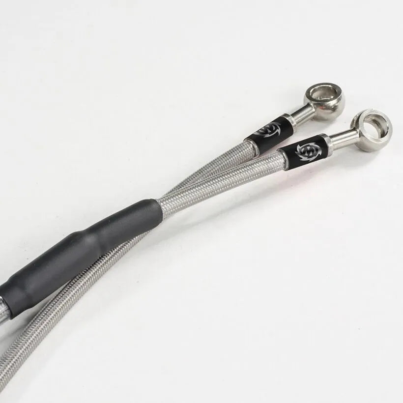 Moto-master Edelstahl-Hinterrad-Hydraulikbremsleitungssatz