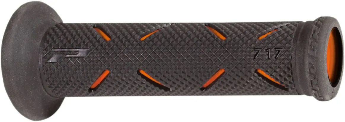 Pro Grip Griffe mit doppelter Dichte – Schwarz/Orange