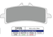 Dp Brakes Standard-Sintermetall-Bremsbeläge